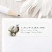 Labrador Retriever Return Address Labels ラベル (インサイチュ)
