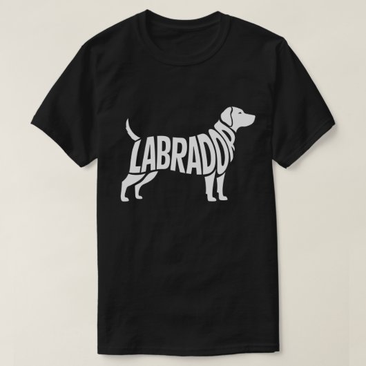 Labrador Retriever Shirt – Loyal Friend & Adventur Tシャツ (デザイン正面)
