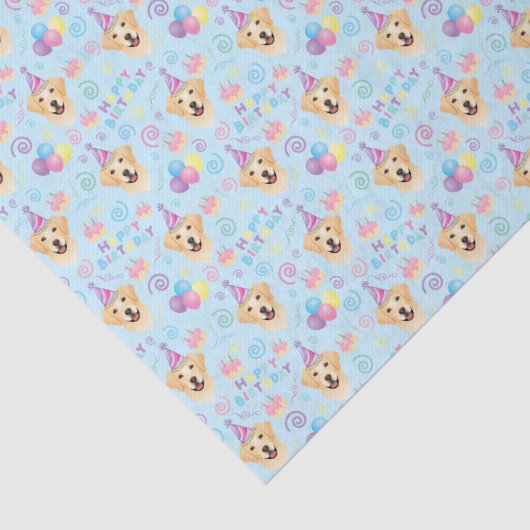 Labrador Retriever Tissue Paper in Blue 薄葉紙 (詳細)