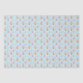 Labrador Retriever Tissue Paper in Blue 薄葉紙 (正面)