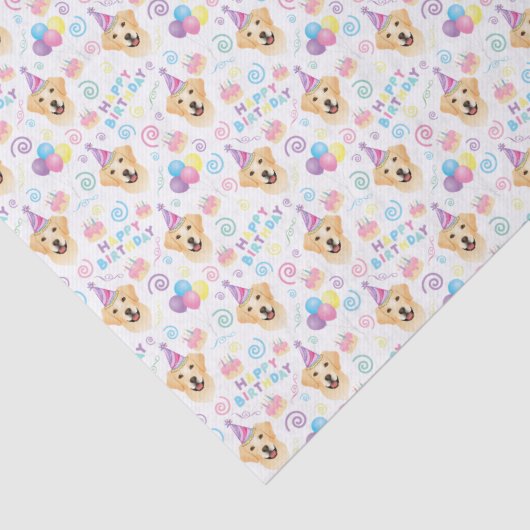 Labrador Retriever Tissue Paper in White 薄葉紙 (詳細)
