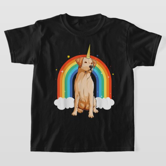 Labrador Retriever Unicorn Lab Labrador Retrievers Tシャツ (レイダウン)