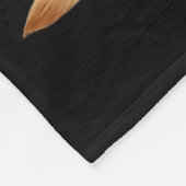 Labrador Retriever Valentines Day Dog Lover Heart フリースブランケット (角)