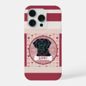 Labrador  Retriever Valentines iPhone 11 Pro Case  iPhoneケース (裏面)