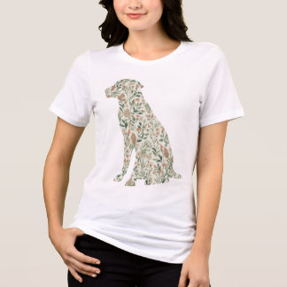 Labrador Retriever Wildflower Dog Mom Botanical トライブレンドＴシャツ