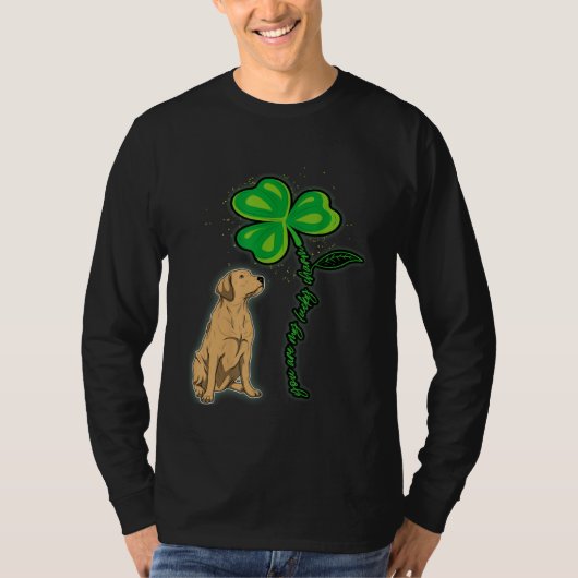 Labrador Shamrock St Patricks Day You Are My Lucky Tシャツ (正面)