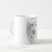 Labrador Tasse *grau コーヒーマグカップ (正面左)