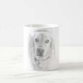 Labrador Tasse *grau コーヒーマグカップ (中央)