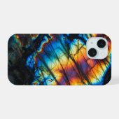 Labradorite Rainbow Flash iPhone 15ケース (裏面横)