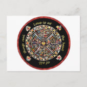 Labrynth – 「愛は万物のハートにある実在」 ポストカード (正面)