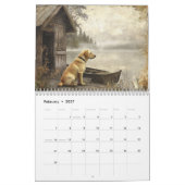 Labs By The Lake 2026 Calendar カレンダー (2月 2027)