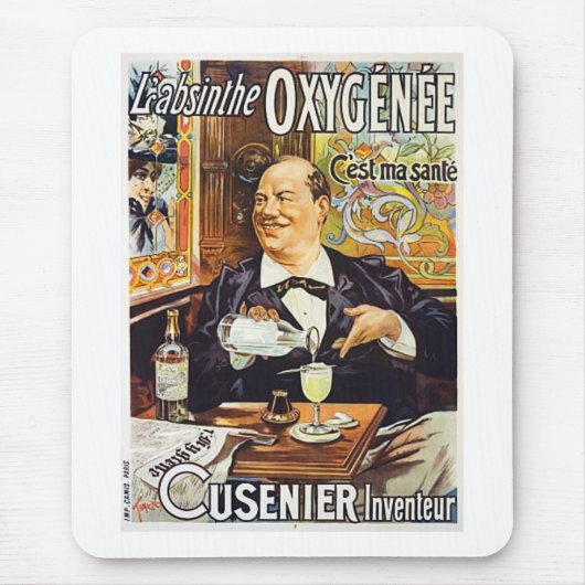 L'Absinthe Cusenier マウスパッド (正面)