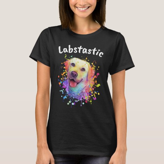 Labstastic  Labrador Retriever Humor Lab Animal Pu Tシャツ (正面)