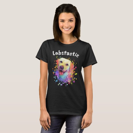 Labstastic  Labrador Retriever Humor Lab Animal Pu Tシャツ (正面フル)