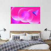 L'ABSTRAIT COLORE キャンバスプリント (インサイチュ (寝室))