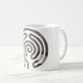 labyrinth antique silver コーヒーマグカップ (正面右)