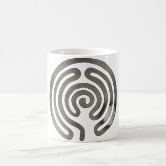 labyrinth antique silver コーヒーマグカップ (中央)