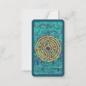 LABYRINTH IIブックマーク – 3.5x2カード ノートカード (裏面)