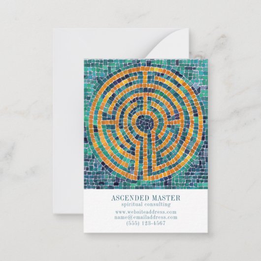 LABYRINTH II 3.5x2.5名刺 ノートカード (正面)