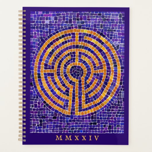 LABYRINTH MOSAIC 8.5x11 プランナー + テキスト (正面)