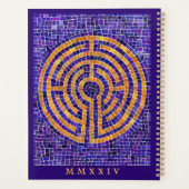 LABYRINTH MOSAIC 8.5x11 プランナー + テキスト (裏面)