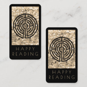 LABYRINTH Vブックマーク – 3.5x2カード+文字/黒 ノートカード