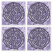 LABYRINTH VI 14"x14" ビニールステッカー (4個入り) シール (正面)