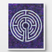 LABYRINTH VIII 8x10 Placa con con caballete - Blan フォトプラーク (正面)