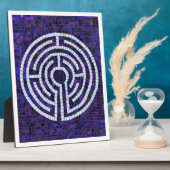 LABYRINTH VIII 8x10 Placa con con caballete - Blan フォトプラーク (側面)