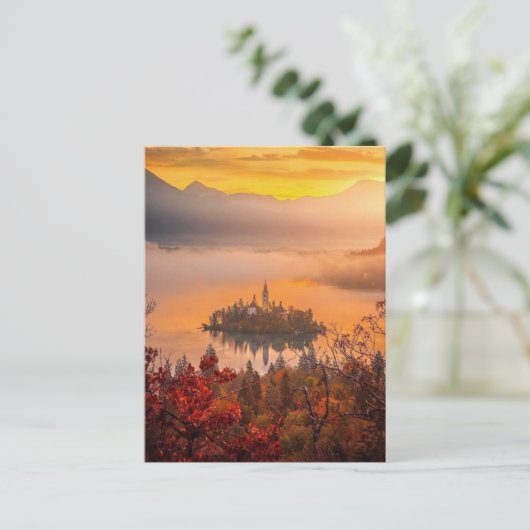 Lac de Bled, Slovénie ポストカード (スタンド正面)