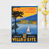 Lac de Como カード (黄色い花)