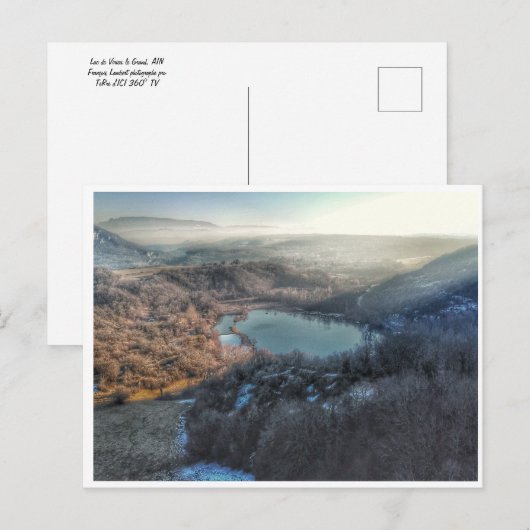 Lac de Virieu le Grand ポストカード (正面/裏面)