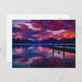 Lac McDonald, Montana ポストカード (正面/裏面)