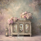 Lace and Light Gold Lace Mauve Flowers Lantern 薄葉紙