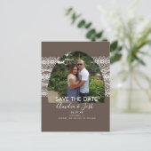 Lace Arch日付の写真ポストカードを保存 ポストカード (スタンド正面)