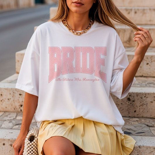 Lace BRIDE Engagement Shower Bach Party Tシャツ