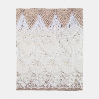 Lace cloth background and texture フリースブランケット