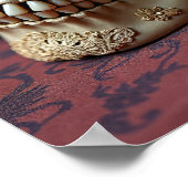 Lace & Decay – A Victorian Gothic Skull ポスター (角)