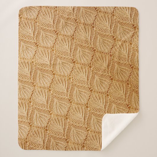lace fabric textures シェルパブランケット (正面)