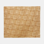 lace fabric textures フリースブランケット (正面(横))