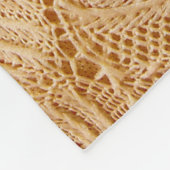 lace fabric textures フリースブランケット (角)
