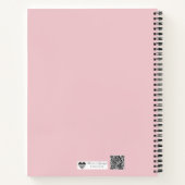 Lace Petals in Bloom ノートブック (裏面)