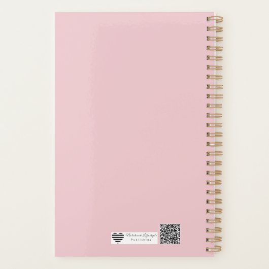 Lace Petals in Bloom プランナー手帳 (裏面)