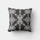Lace Style Pattern Throw Pillow クッション (正面)