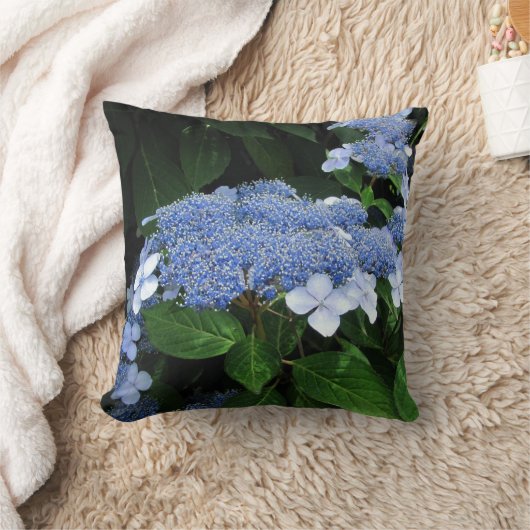 Lacecapのアジサイの~の枕 クッション (ブランケット)