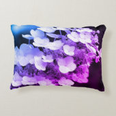 Lacecap Hydrangea白黒カラー濃淡 アクセントクッション (裏面)