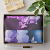 Lacecap Hydrangea白黒ティントデコップページ 薄葉紙 (ギフト)