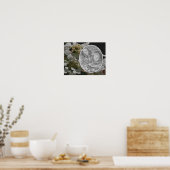 Lacecap Hydrangea Flower Create Your Own Photo ポスター (キッチン)