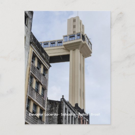 Lacerda Elevator and Historical Architecture of Sa ポストカード (正面)