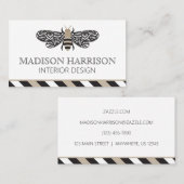 Lacewing Beeビジネスパーソナライズされたカード 名刺 (正面/裏面)